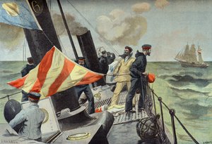 Capture of a Spanish Merchant Ship, Spanish-American War in 1898