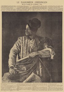 Chedingen, Leader of the Mission from the Dahomean King Behanzin to Paris