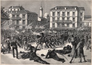 Deportation of Queen Nathalie from Serbia by Fortune Louis Meaulle