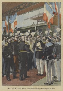 Farewells of Admiral Edouard Pottier, Commander of French Naval Forces in China
