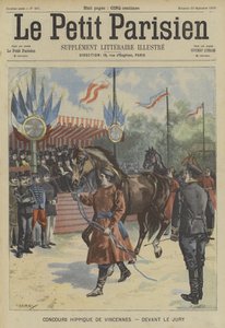 Horses Paraded Before the Jury at a Competition in Vincennes, Paris