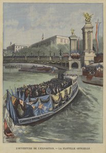 Opening of the 1900 Exposition Universelle in Paris: The Official Flotilla