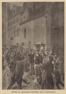 Ovation for Major Esterhazy After His Acquittal by Fortune Louis Meaulle