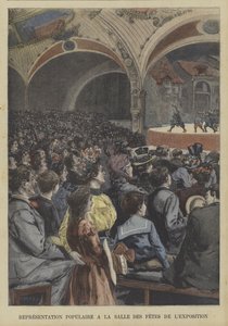 Popular Performance in the Festival Hall of the Exposition Universelle 1900, Paris by Fortune Louis Meaulle