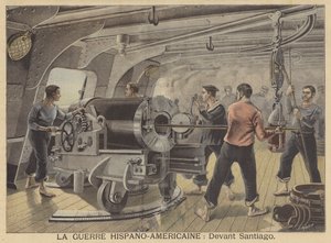 The Spanish-American War: On Board a Warship Off Santiago de Cuba