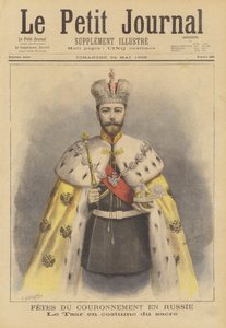 Tsar Nicholas II of Russia in His Coronation Robes