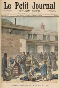 Jewish Refugee Camp in the Gare de Lyon, from 