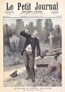 The Suicide of General Georges Ernest Boulanger in the Cemetery at Ixelles, from 