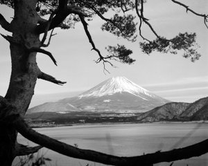 Fuji Mountain from the Motosu Lake