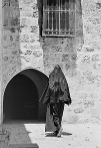 Religious in a Street of the Old City of Jerusalem