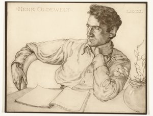 Photoreproduction of a Portrait of Henk Oldewelt by Han van der Kop