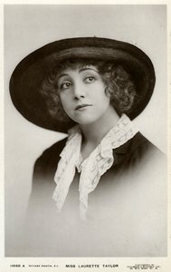 Laurette Taylor, American actress by Foulsham and Banfield