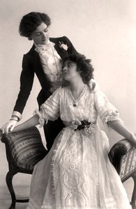 Lily Elsie and Adrienne Augarde, English actresses by Foulsham and Banfield
