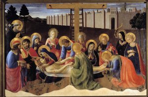 Lamentation over the Dead Christ by Fra  Angelico