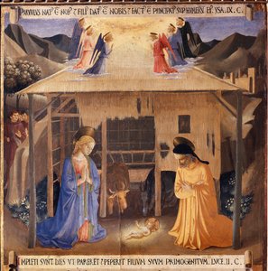 Life of Christ: the Nativity, Armadio degli Argenti by Fra  Angelico