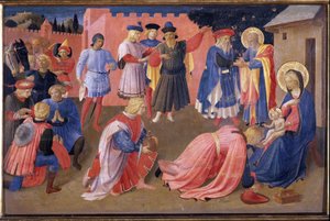 The Adoration of the Magi by Fra  Angelico