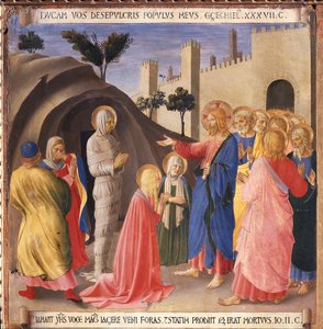 The Rising of Lazarus by Fra  Angelico