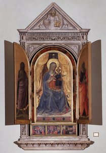 Virgin with Child. Open Tabernacle of the Linaioli