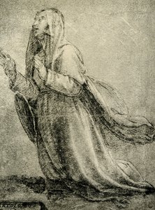 Study on St. Catherine of Siena by Fra Bartolomeo