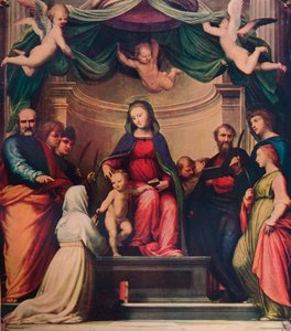 The Mystic Marriage of Saint Catherine of Siena by Fra Bartolomeo