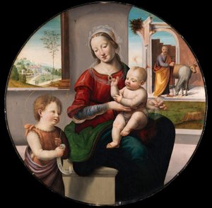 The Holy Family with Saint John the Baptist by Fra Bartolommeo