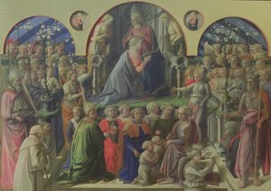 Coronation of the Virgin with Saints and Angels by Fra Filippo Lippi