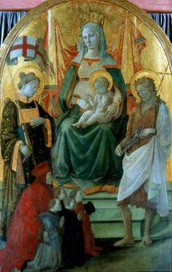 Madonna of the Stocks by Fra Filippo Lippi