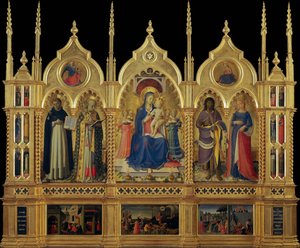 Mary with Child and Saints The Perugia Altarpiece, ca. 1437 by Fra Giovanni Angelico da Fiesole