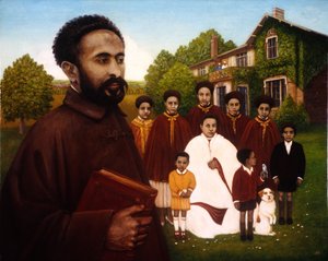Haile Selassie in Exile, 1987 by Frances Broomfield