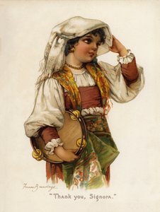 Girls: "Thank you, Signora" by Frances Brundage