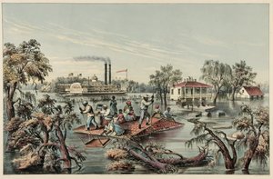 High Water in the Mississippi, pub.1868 by Frances Flora Bond Palmer
