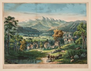 Mount Washington and the White Mountains by Frances Flora Bond Palmer
