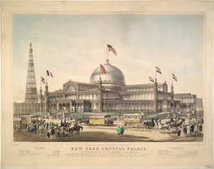 New York Crystal Palace: For the Exhibition of the Industry of All Nations by Frances Flora Bond Palmer
