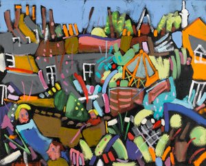 Judy au Jardin by Frances Treanor