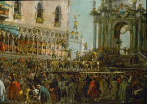 The Feast of Maundy Thursday in Venice: Equilibrists