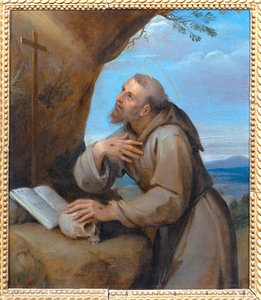 Saint Francis of Assisi in Prayer Before a Crucifix