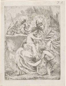 Holy Family with John the Baptist by Francesco Amato