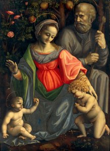 The Holy Family with Saint John the Baptist