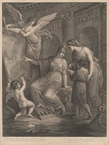 A Student Conducted to Minerva by Francesco Bartolozzi