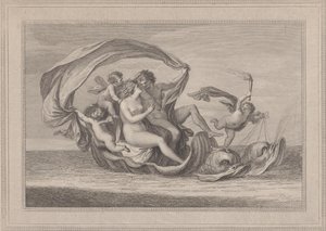 Acis and Galatea, 1787 by Francesco Bartolozzi