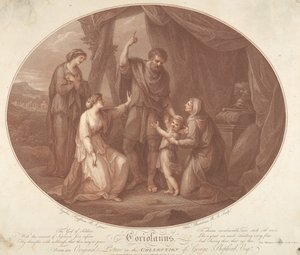Coriolanus, Act 5, Scene III by Francesco Bartolozzi