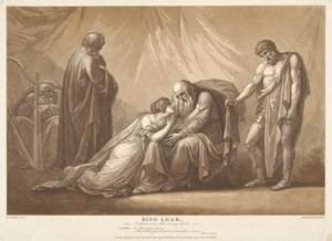King Lear, Act 4, Scene 7 by Francesco Bartolozzi