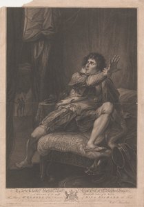 Mr. Kemble in the Character of King Richard the Third - "Richard III," Act V, Scene V by Francesco Bartolozzi