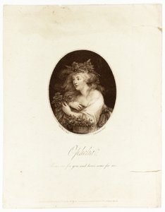 Ophelia by Francesco Bartolozzi