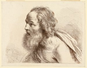 Portrait of an Old Man with a Beard, with Naked Shoulders