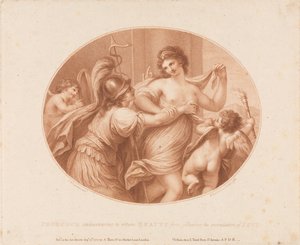 Prudence Endeavoring To Retain Beauty From Following The Insinuation Of Love