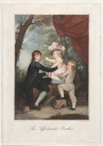 The Affectionate Brothers (The Lamb Children) by Francesco Bartolozzi