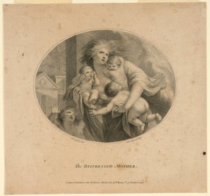 The Distressed Mother by Francesco Bartolozzi