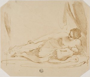 Venus and Cupid by Francesco Bartolozzi