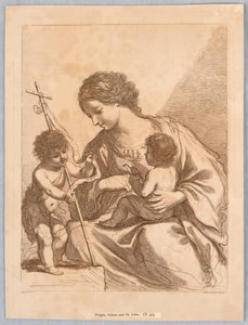 Virgin, Infant, and Saint John by Francesco Bartolozzi
